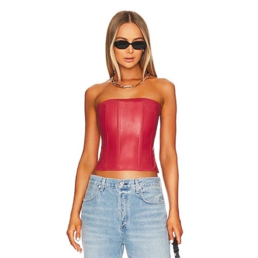 MIAOU Libra Corset in Strawberry